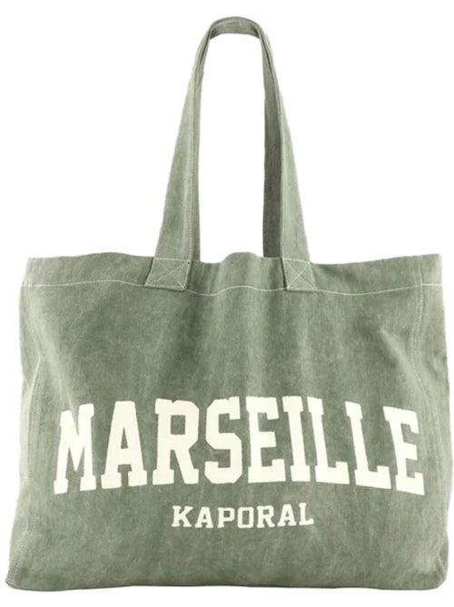 Mala Tote Kaki Kaporal LARSE para Mulher - Kiabi Mala Tote Kaki Kaporal LARSE para Mulher - Kiabi