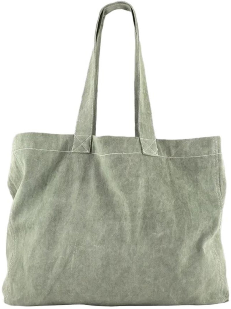 Mala Tote Kaki Kaporal LARSE para Mulher Verde cáqui claro - Kiabi