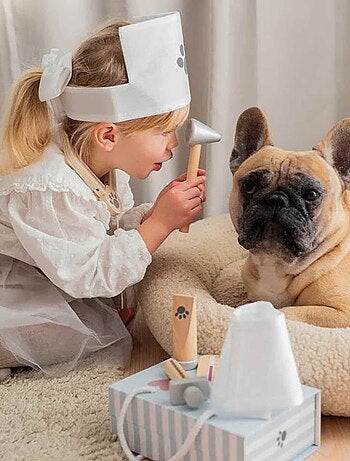Mala veterinária de madeira brinquedo | jabadabado
