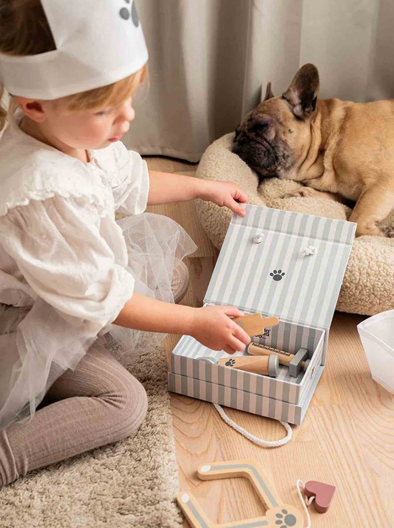 Mala veterinária de madeira brinquedo | jabadabado Cinza - Kiabi