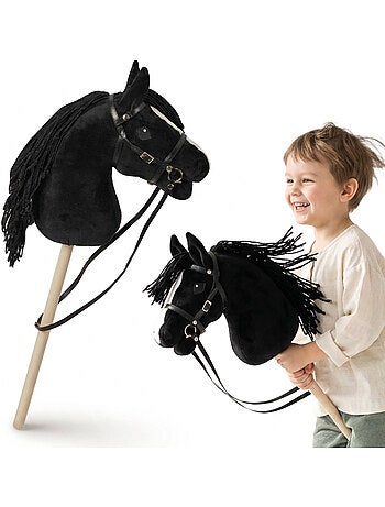 Mamabrum hobby horse - cavalo de pau realista para crianças a partir dos 3 anos