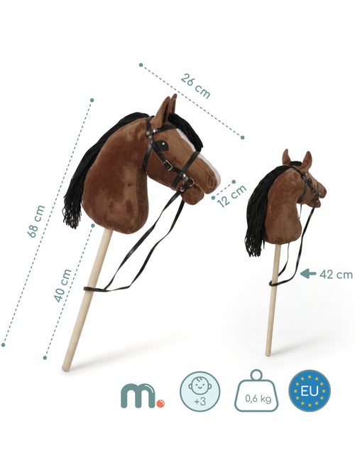 Mamabrum hobby horse - cavalo de pau realista para crianças a partir dos 3 anos - Kiabi