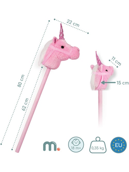 Mamabrum hobby horse - unicórnio de pau mágico para crianças a partir dos 18 meses - Kiabi