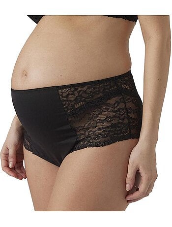 Mamalicious Senia - Pack 2 Cuecas de Gravidez Violeta/Preto para Mulher