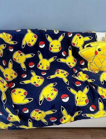 Manta aconchegante estampada 'Pikachu'