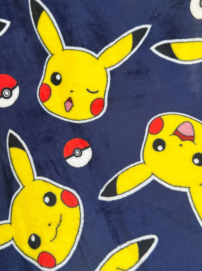 Manta aconchegante estampada 'Pikachu' Azul - Kiabi