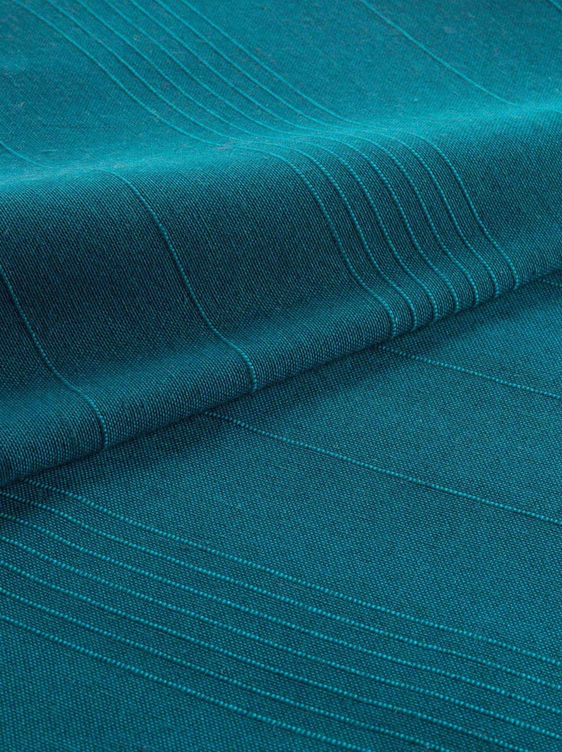 Manta algodão lucile douceur d'intérieur Azul - Kiabi