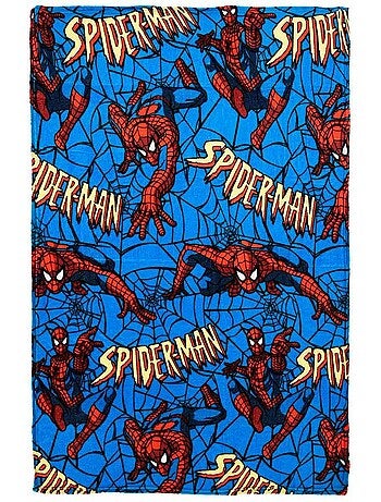 Manta azul menino spiderman - licença oficial