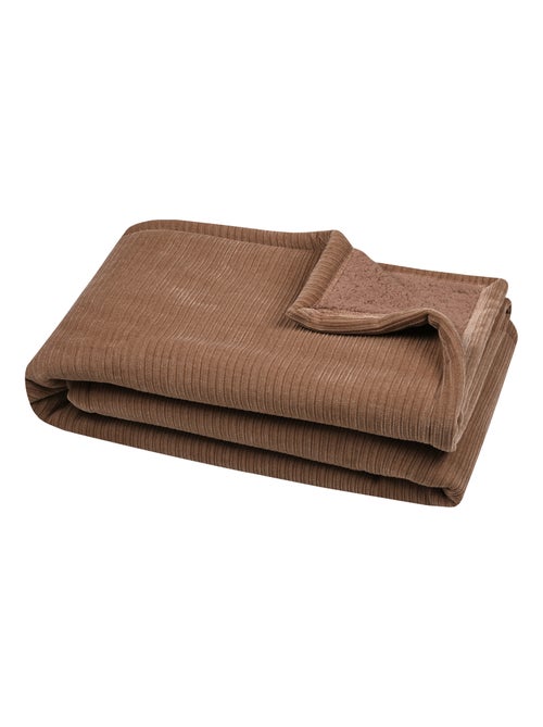 Manta canelada ultra-suave - Kiabi Manta canelada ultra-suave - Kiabi