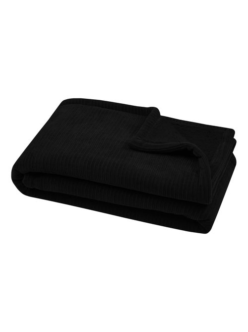 Manta canelada ultra-suave - Kiabi Manta canelada ultra-suave - Kiabi