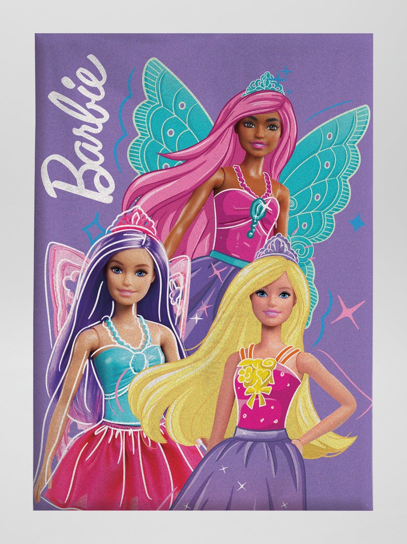 Manta com estampado 'Barbie' VIOLETA - Kiabi