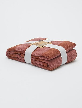 Manta de algodão às riscas - Kiabi Home