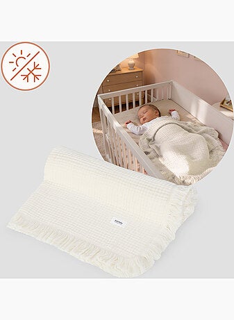 Manta de Algodão LIONELO - 70x100 cm - 100% Algodão - 280 g/m²