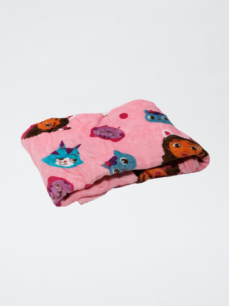 Manta de flanela "Gabby e a casa mágica" Rosa - Kiabi