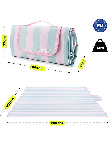 Manta de piquenique hypermotion 150 x 200 cm: impermeável, resistente e compacta