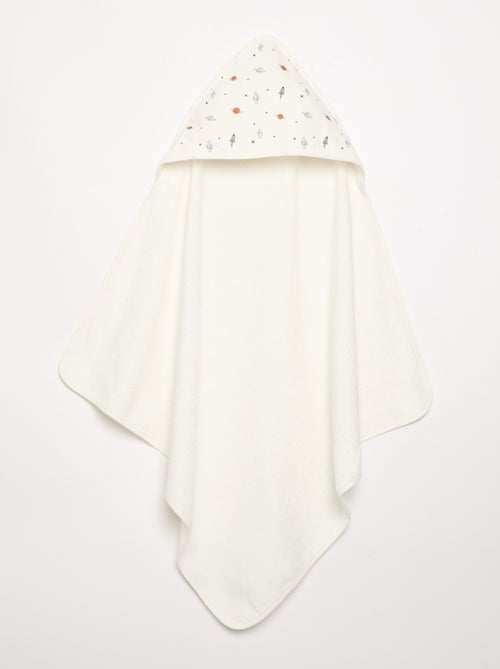 Manta estampada em algodão jersey e polar - Kiabi Manta estampada em algodão jersey e polar - Kiabi