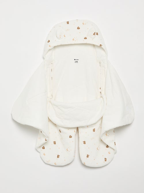 Manta estampada em algodão jersey e polar - Kiabi