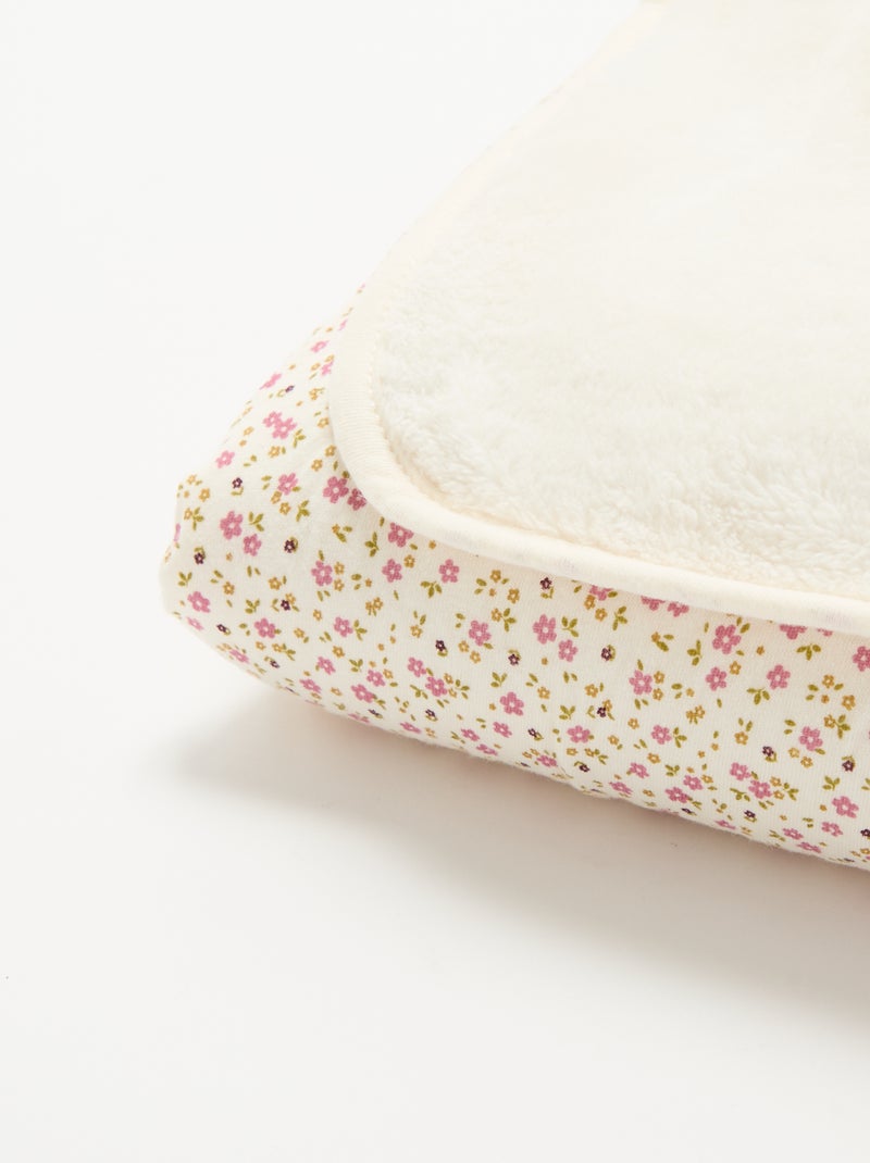 Manta estampada em polar Rosa - Kiabi