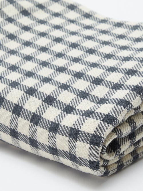 Manta fina aos quadrados - Kiabi Home - Kiabi