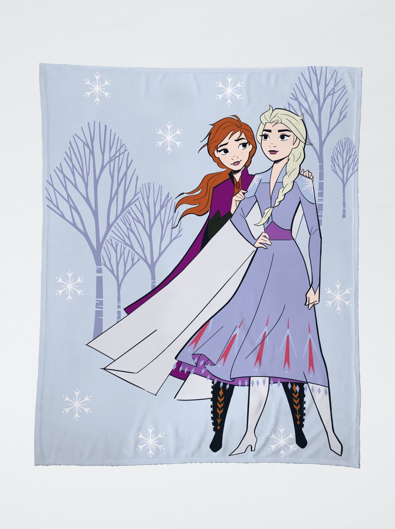 Manta 'Frozen - Uma Aventura Congelante' Azul - Kiabi