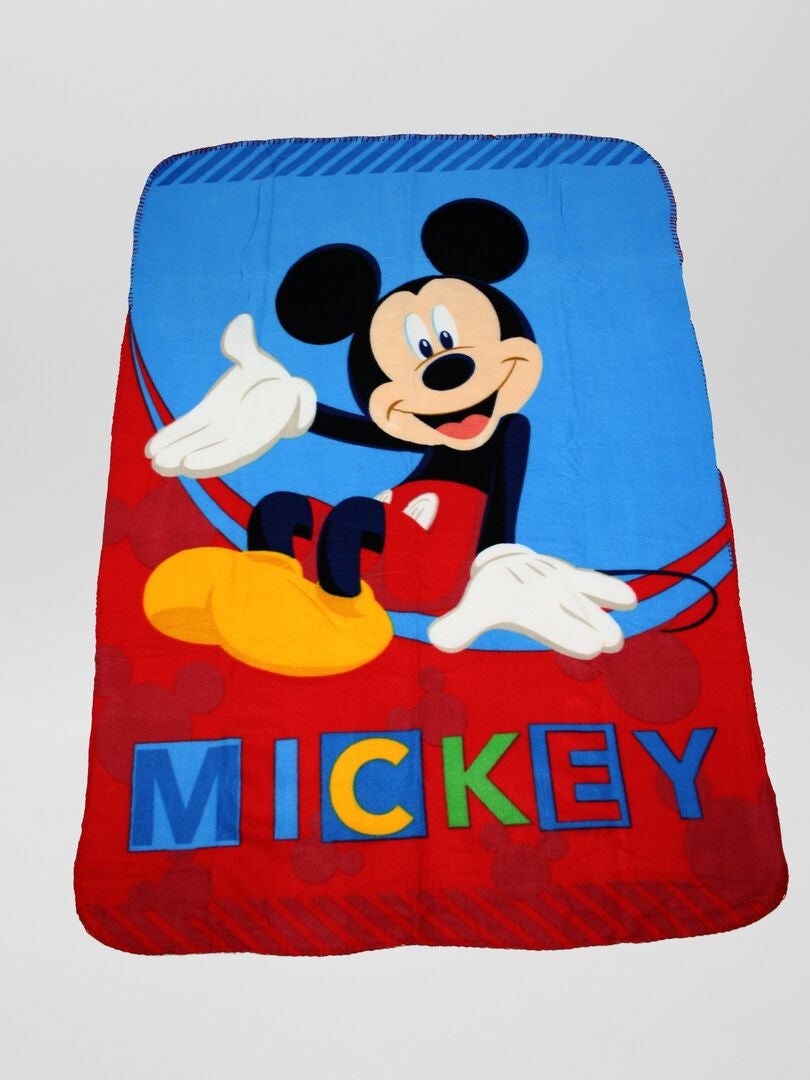 Manta 'Mickey' da 'Disney' Vermelho/ Azul - Kiabi