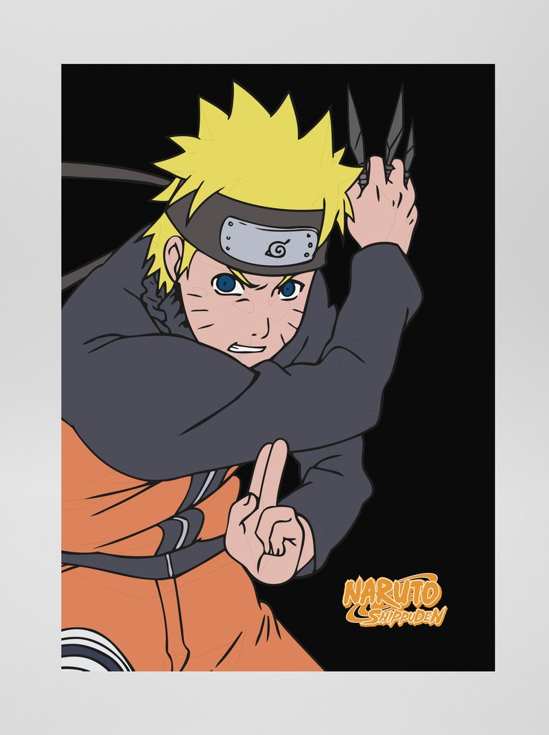 Manta 'Naruto' PRETO - Kiabi