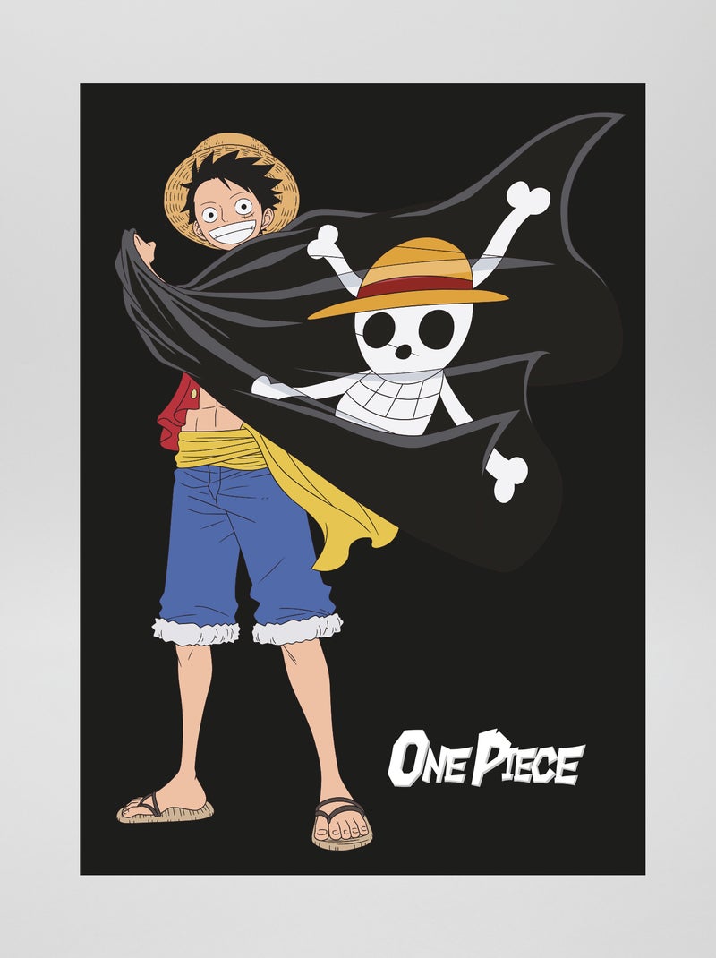 Manta 'One piece' PRETO - Kiabi