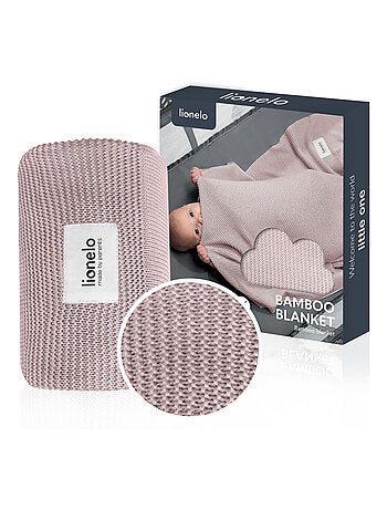 2 x Manta de bambu LIONELO – 75 x 100 cm – Manta para carrinho de bebé – Hipoalergénica
