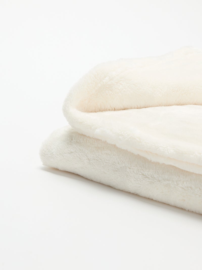 Manta polar Bege - Kiabi