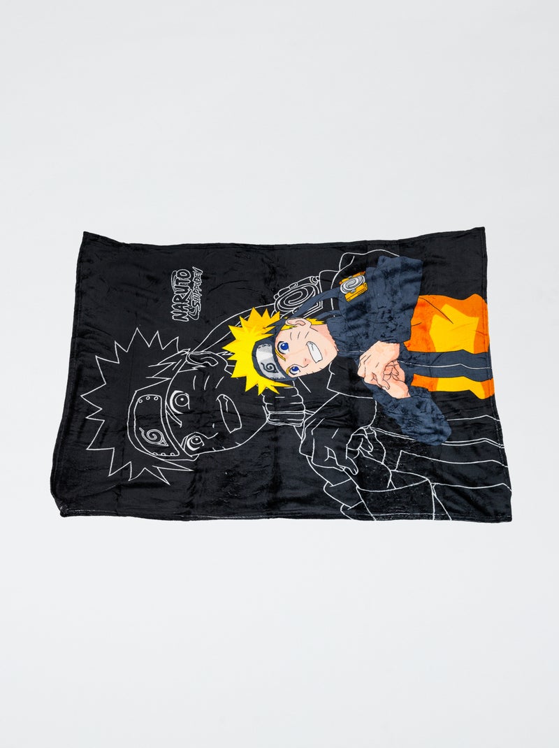 Manta polar 'Naruto' Preto - Kiabi