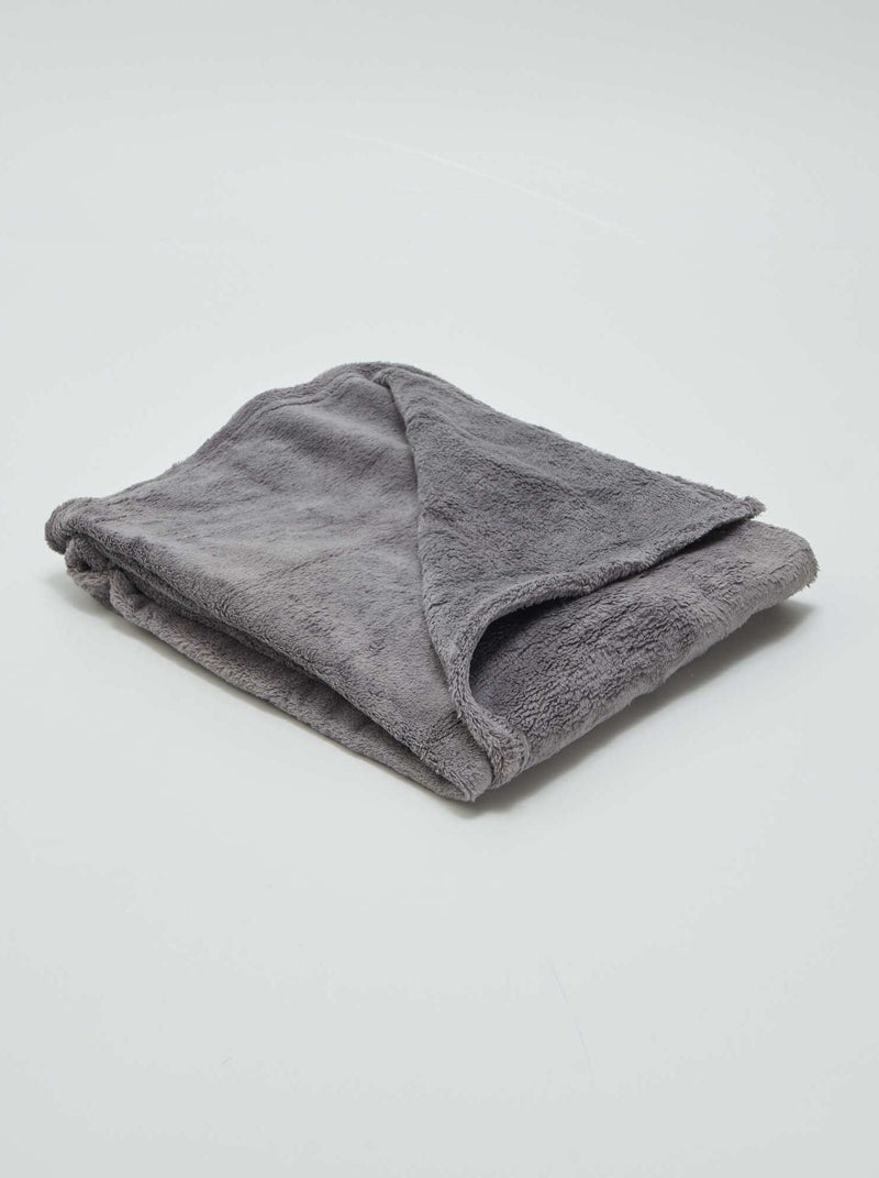 Manta polar para bebé CINZA - Kiabi