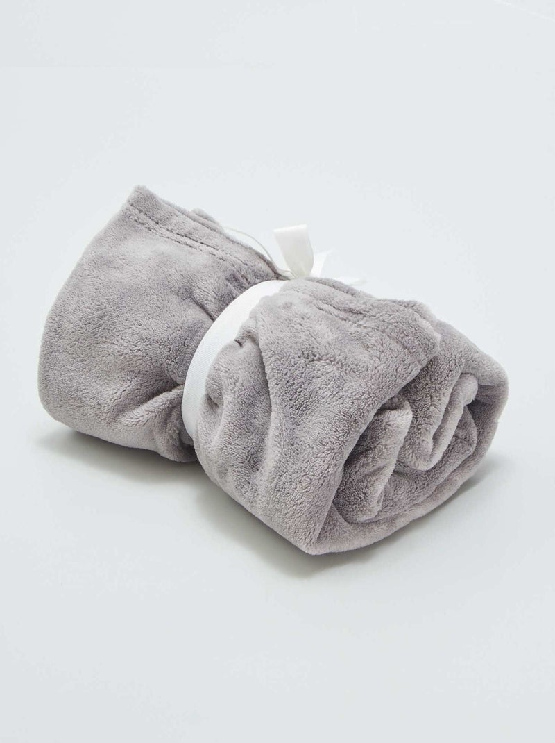 Manta polar para bebé CINZA - Kiabi