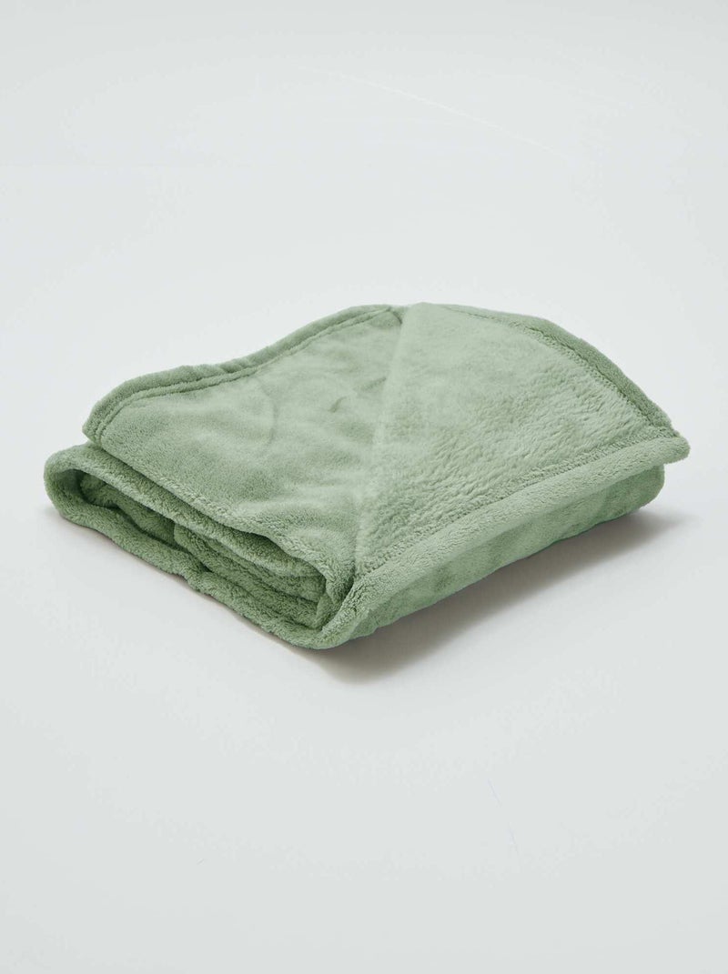 Manta polar para bebé VERDE - Kiabi