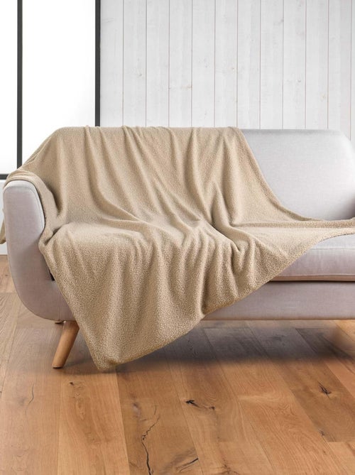 Manta poliéster wooly douceur d'intérieur - Kiabi