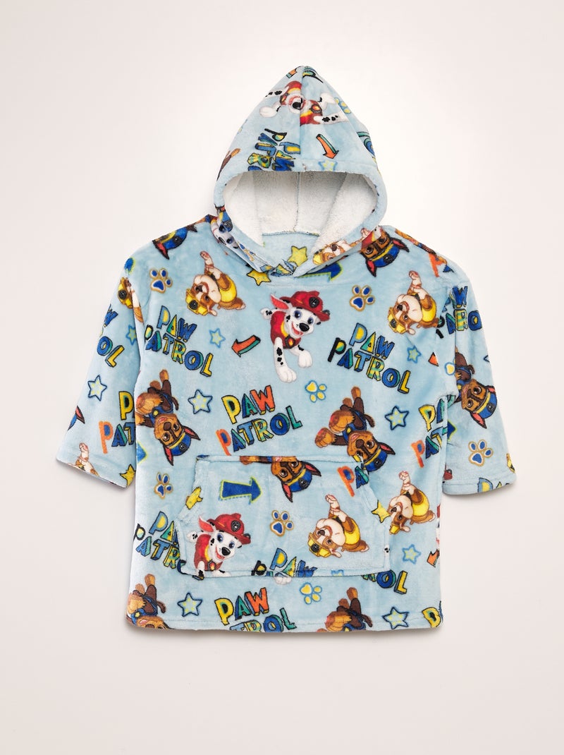 Manta poncho polar 'Patrulha Pata' Azul - Kiabi
