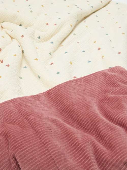 Manta reversível - Kiabi Home - Kiabi