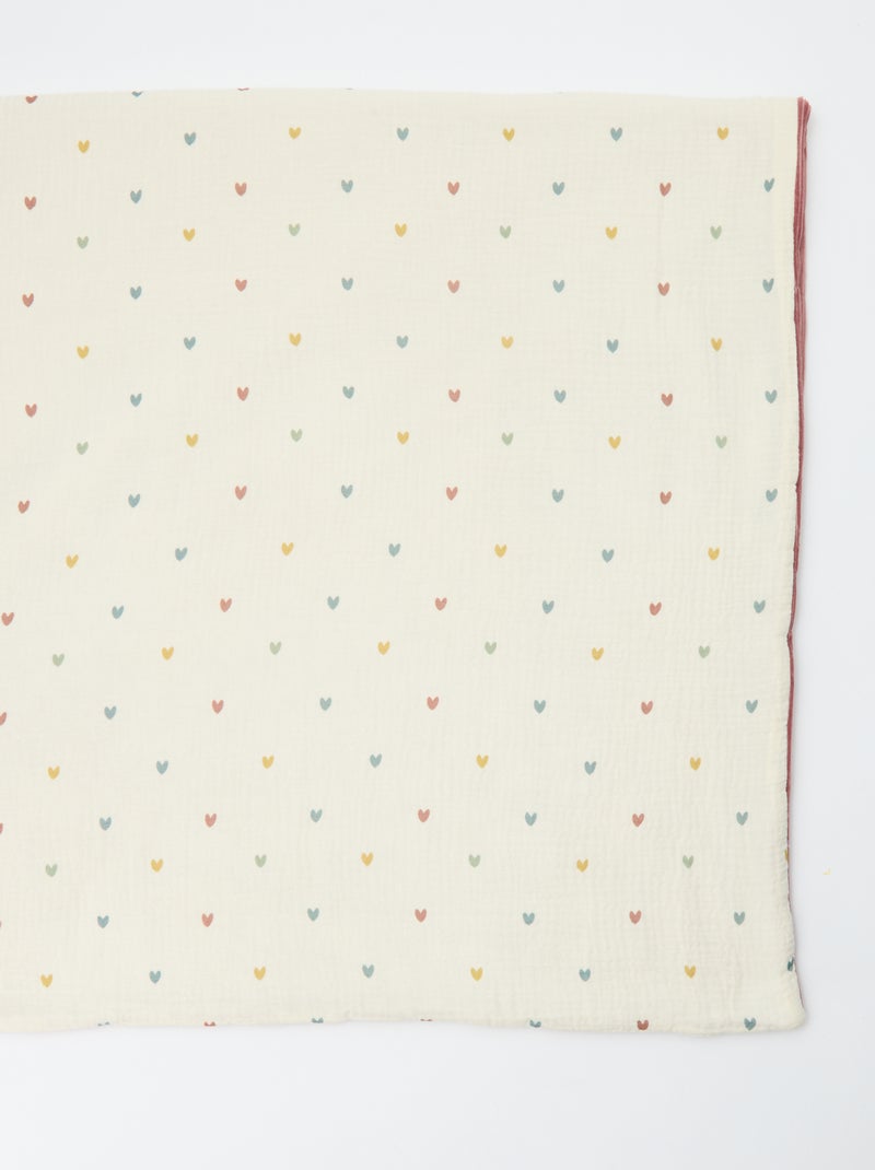 Manta reversível 110 x 150 cm - Kiabi Home Bege - Kiabi