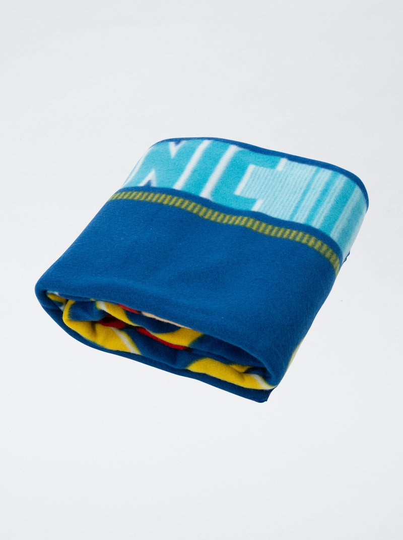 Manta 'Sonic' em polar Azul - Kiabi