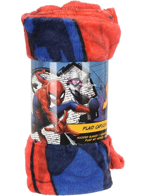 Manta vermelho menino spiderman - licença oficial - Kiabi