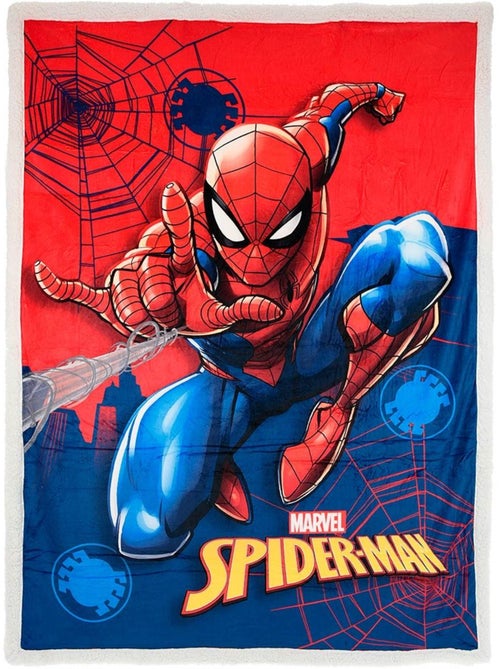 Manta vermelho menino spiderman - licença oficial - Kiabi Manta vermelho menino spiderman - licença oficial - Kiabi