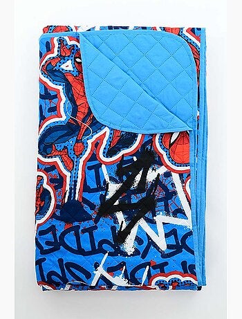 Manta vermelho menino spiderman - licença oficial
