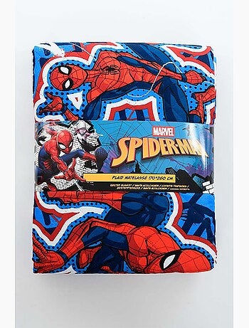 Manta vermelho menino spiderman - licença oficial