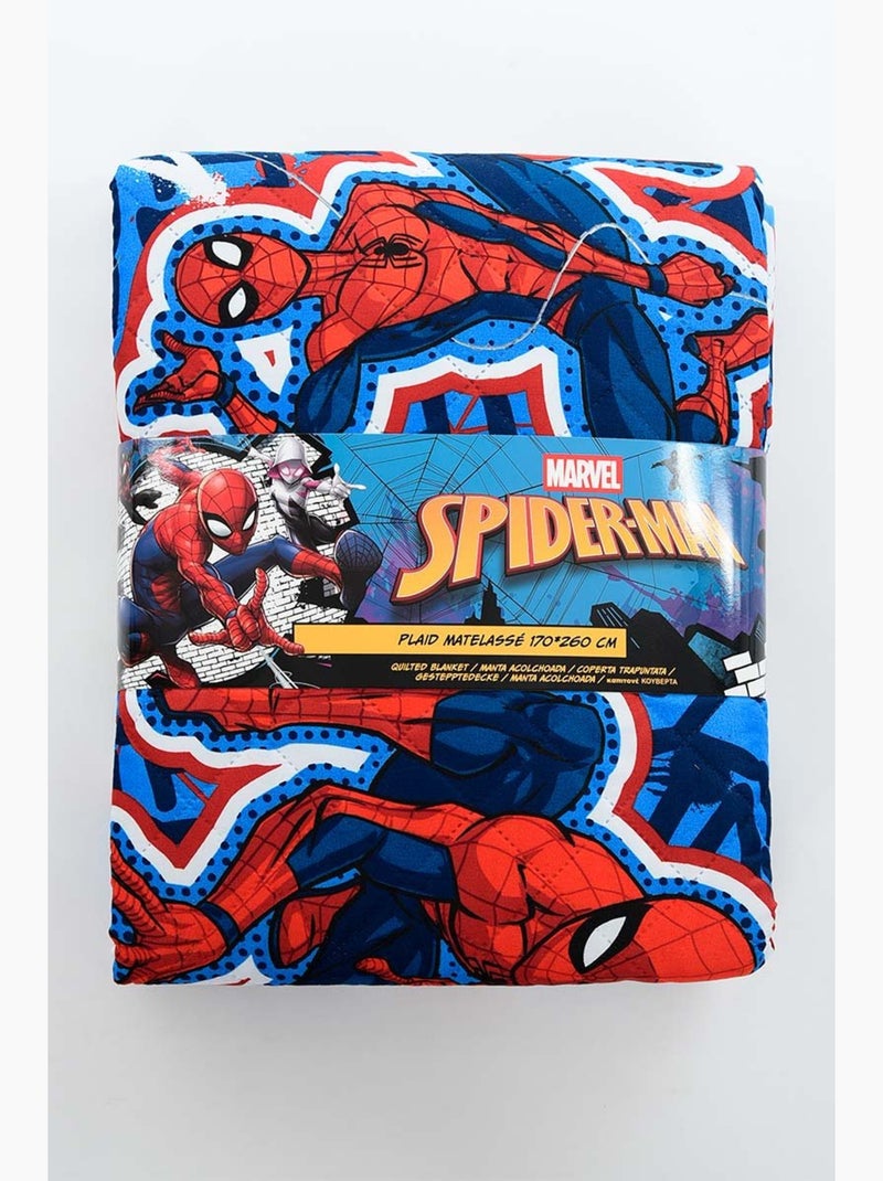 Manta vermelho menino spiderman - licença oficial Vermelho - Kiabi