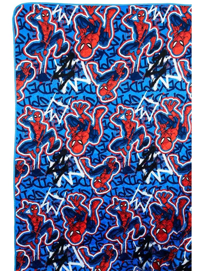 Manta vermelho menino spiderman - licença oficial Vermelho - Kiabi