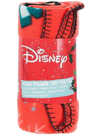 Manta vermelho unissexo mickey - licença oficial
