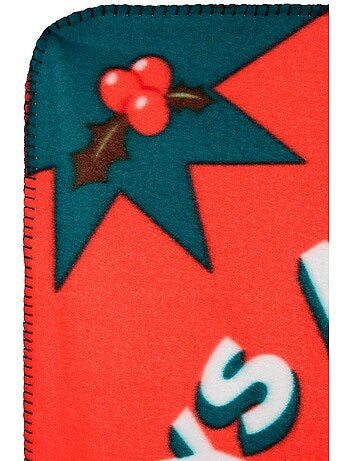 Manta vermelho unissexo mickey - licença oficial