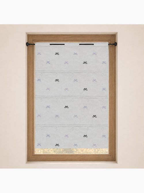 Manto versátil com bordados de pequenos laços - Kiabi Manto versátil com bordados de pequenos laços - Kiabi