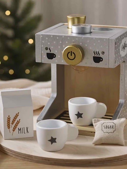 Máquina de café de madera (brinquedo) | jabadabado - Kiabi Máquina de café de madera (brinquedo) | jabadabado - Kiabi
