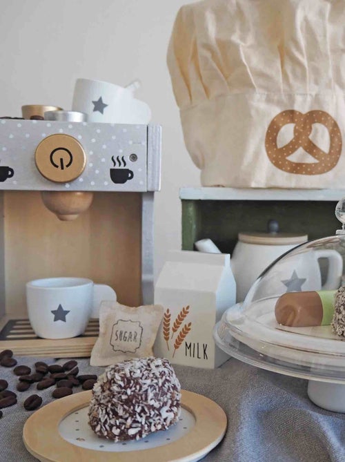 Máquina de café de madera (brinquedo) | jabadabado - Kiabi Máquina de café de madera (brinquedo) | jabadabado - Kiabi