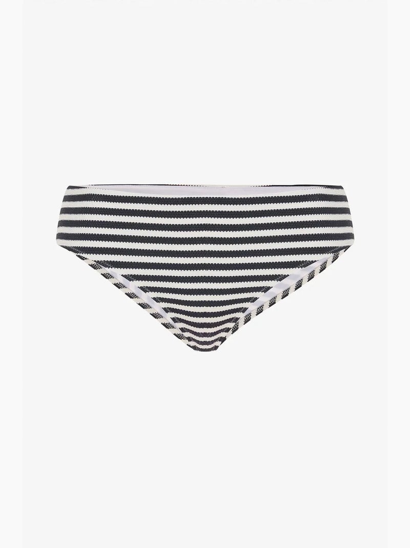 Marbel hipster parte de baixo de biquíni às riscas penti Azul Branco - Kiabi